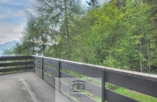 Anzere Ski Chalet | Large chalet (max. 15 pers.) located near the centre, with 7 bedrooms (6x2 single beds, 1x bunk bed,