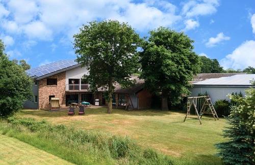 Norstedt House | Large communal area with pool, large garden, centrally betw. North-u. Baltic Sea