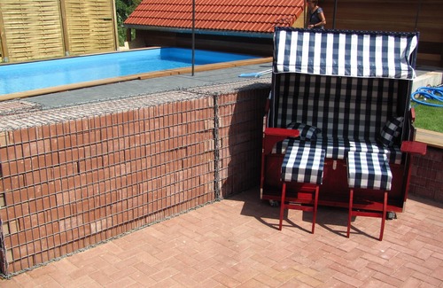Chausseesiedlung House | Large farmhouse with pool, minutes from the beach
