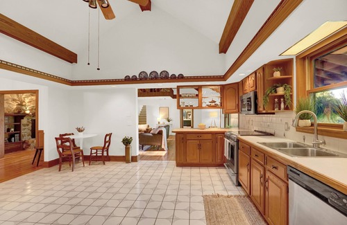 Oxford House | Large Home on 18 Acres of Private Woods with a Hot Tub