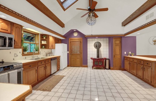 Oxford House | Large Home on 18 Acres of Private Woods with a Hot Tub