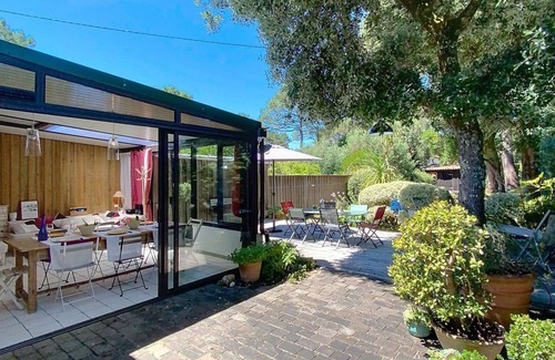 Lacanau House | Large House, 2 bedrooms and 1 mezzanine, 6 people, Longarisse, lake of Lacanau