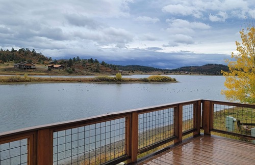 Lake Hatcher Park House | Large Lake Front w/Own Dock and Mountain Views. Sleeps 18 Cert. # VRP-24-0221