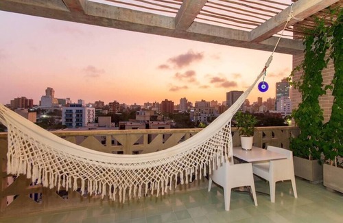 Barranquilla Apartment | Large loft with balcony and great city view