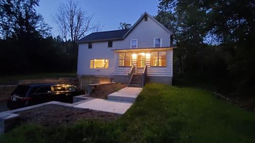 Hancock House | LARGE Open Floor Plan for Your Entertainment with a Short Walk to West Branch Delaware for Water fun and Fishing