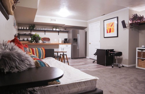 Sandy House | Large Ski Home w/Hot Tub and Mountain Views at Base of Little Cottonwood