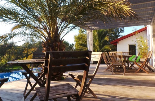Ascain Villa | Large swimming pool, 5.5km from the beach, 2km from the golf course, direct access to cycle path