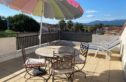 Saint-Cyprien Plage Apartment | Large T2 Terrace in house 500m beach