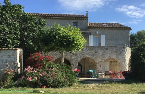 Saint-Marcel-d'Aredeche House | Large, tastefully renovated old house with elegant swimming pool.