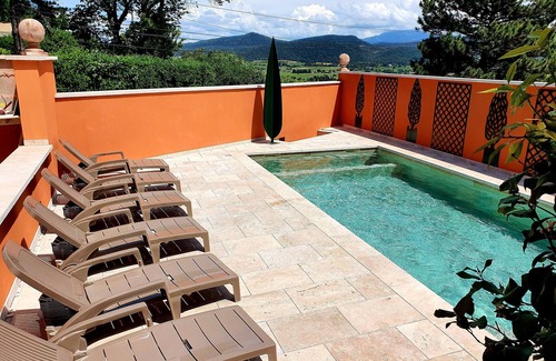 Rasteau House | Large village house, heated pool, Ventoux view