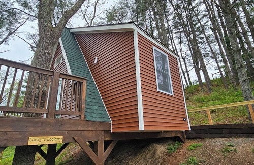 Draper Cabin | Larry's Lookout: Romantic Getaway w/King Bed & Deck