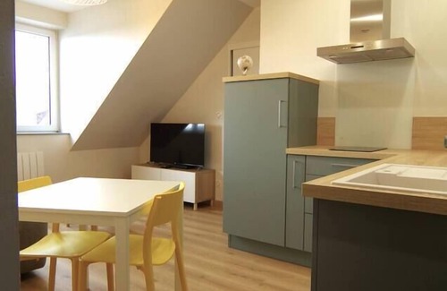 Criel-sur-Mer Apartment | Le Bateau Bleu with sea view
