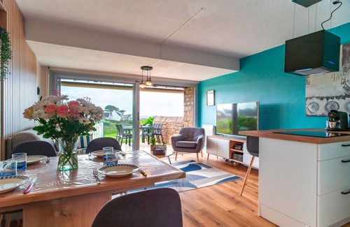 Saint-Gildas-de-Rhuys Apartment | Le Bleu de Rhuys - Vue Mer