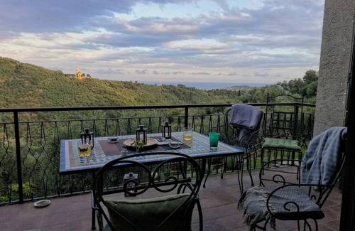 Imperia House | Le Casasse OLIVO - spacious country house amidst olive trees with sea view