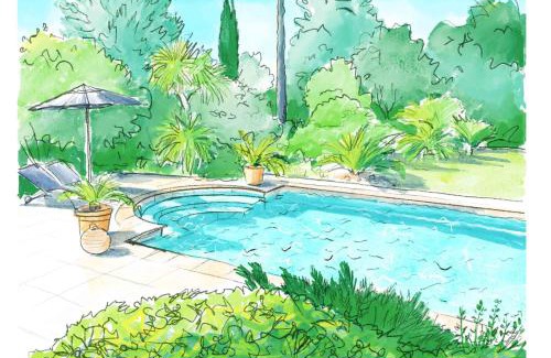 Le Plan-de-Grasse Bed & Breakfast | Le Domaine des Mûriers - charme, chic, calme en Provence Côte d'Azur