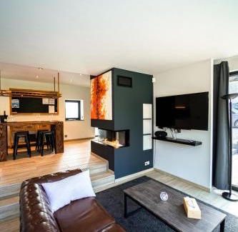 Fays Apartment | Le Fermage - logement avec piscine, sauna et jacuzzi