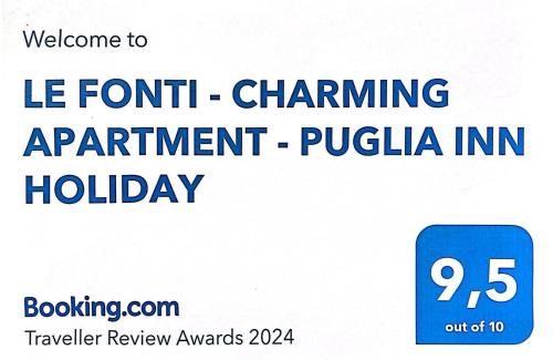 Acquaviva delle Fonti Apartment | LE FONTI - CHARMING APARTMENT - PUGLIA INN HOLIDAY