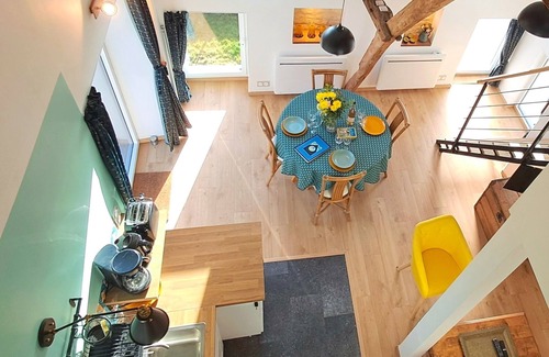 Barbery Apartment | "Le P'Tit Vert", cosy loft in the countryside near CAEN, terrace on stilts