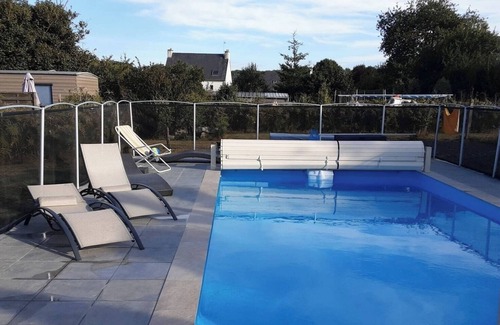 Saint-Lunaire Apartment | Le relais bleu de st lunaire swimming pool & SPA June 7nights 2 nights free