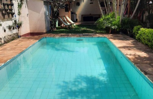 Jardim Oriental House | Leisure area, accommodation with swimming pool and barbecue. Close to the subway and SPExpo