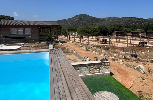 Occhiatana Ski Chalet | 'Les Chalets De Tesa' with Mountain View, Wi-Fi and Air Conditioning