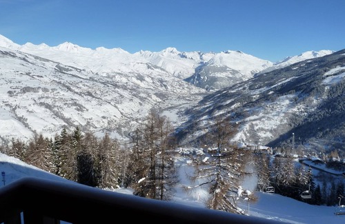 Bellentre Apartment | Les Coches: Luxury DUPLEX, charming, wonderful view, direct access on skis
