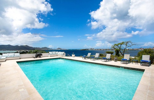 Les Terres Basses Villa | Libellule - Elevated Beachfront Villa