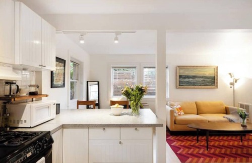 Bushrod Condo | Light-filled home with great outdoor spacen