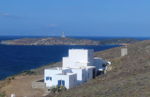 Azolimnos Villa | Lighthouse View Syros-103sq.m villa near azolimnos.