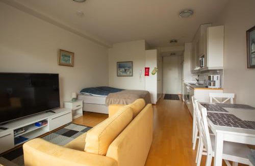 Kemi Apartment | Lil Haven Cozy Studio with Sauna, Glassed Balcony and Free Parking