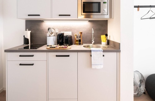 Bahnhofsviertel Apartment | limehome Frankfurt Gutleutstr. | Single Suite S
