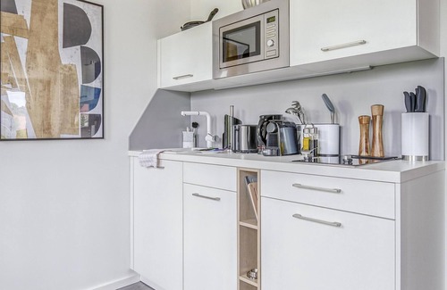 Munchen District Apartment | Limehome Garching München - Nähe Airport