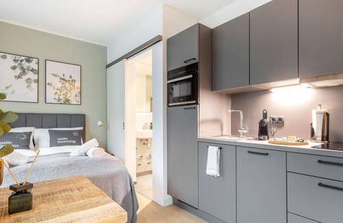 Innenstadtring Apartment | limehome Münster | Single Suite Comfort