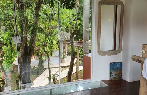 Guarutuba House | Linda Casa PÉ NA Areia, Três Suítes, Churrasqueira, Hidromassagem