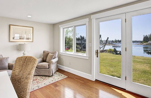 Port Clyde House | Linda's Landing: Village Home With Surrounding Harbor Views And Ocean Beyond