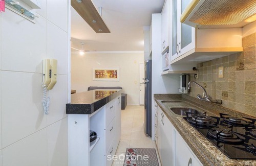 Jurere Apartment | Lindo apto a 100m da praia de Jurerê CRJ101