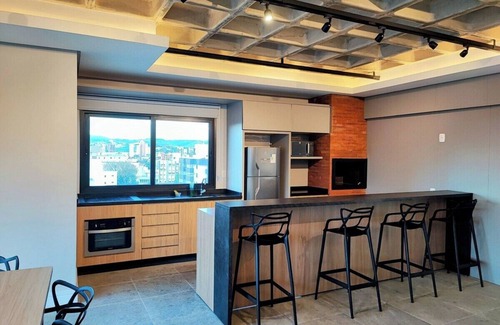 Azenha Apartment | Lindo Studio em Frente ao Parque Farroupilha com Garagem