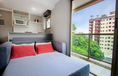 Copacabana Hotel | Line Rio: 1Qto Com Piscina, Sauna, Academia, Workstation, Garagem A 100m Das Praias de Copacabana e Ipanema (CP01-172T)
