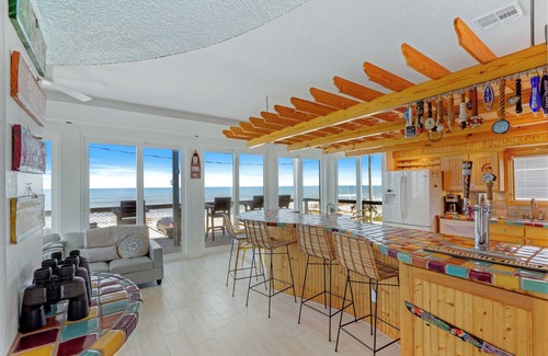 Bethune Beach House | 'Little Latitude' High Tide - Oceanfront Home with Crow's Nest!