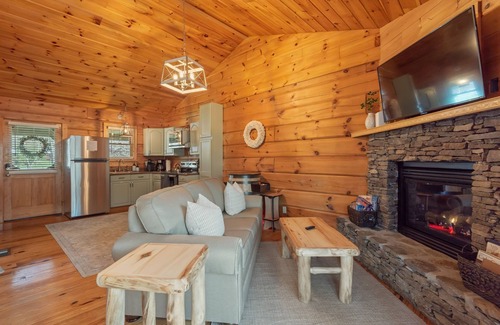 Townsend Cabin | Little River Cabin - Riverfront, 1 mile from GSMNP - Romantic Getaway!