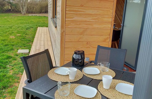 Brazey-en-Morvan Ski Chalet | Lodge Acacia Private SPA Quiet Sauna Surrounded by Nature view of Mont du Morvan