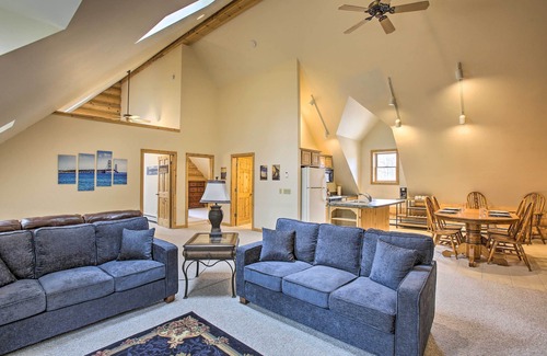 Petoskey Cabin | Lodge on 104 Acres w/Fire Pit in Boyne City