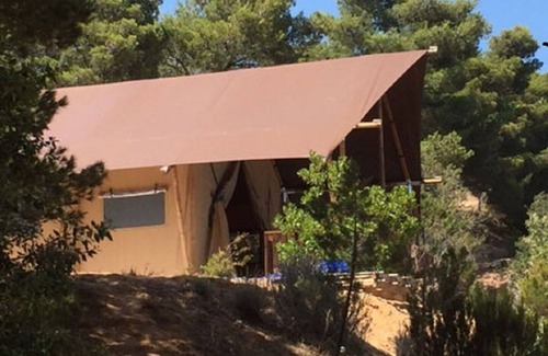 Coti-Chiavari Cottage | Lodge tent with outbuildings - direct sea access - in unspoilt countryside