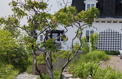 Chateau-Richer Apartment | Lodging Petit Séjour water view. Families and pets welcome!