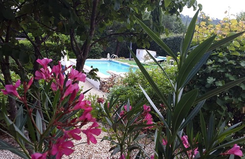 Le Thoronet Cottage | lodging the rosemary: implanted in a green frame under the sun of midday.