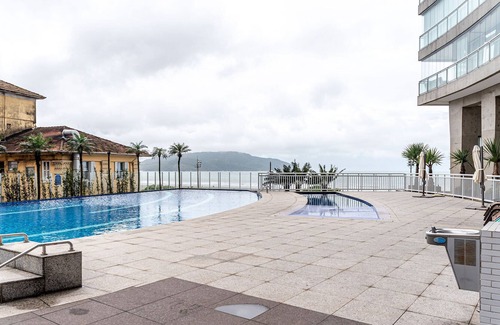 Pompeia Apartment | Loft à beira-mar na Praia José Menino, Santos/SP