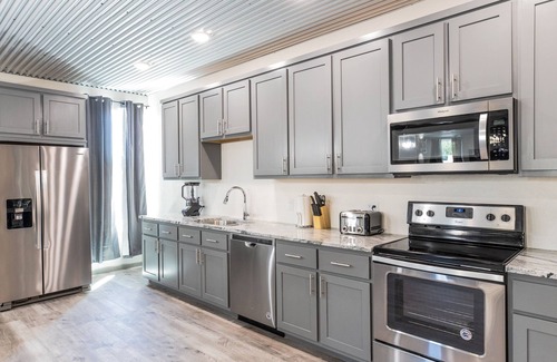 Walsenburg Apartment | Loft #2 of 5 Private Queen Bedroom, 1 bathroom Suite