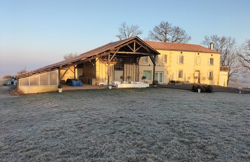 Saint-Justin Other | Loft 4 p, Marciac exceptional view of the Pyrenees, swimming pool, no pets
