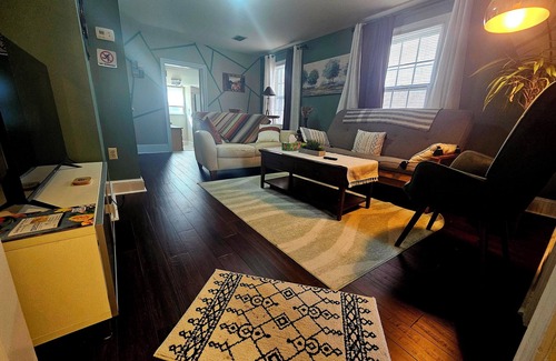 Pottstown Apartment | Loft Downtown Pottstown, King Bed w/Free Parking & Central AC & WiFi