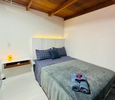 Bela Vista Apartment | Loft encantador D - 8 km de Floripa